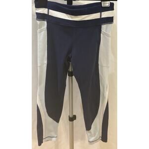 Athleta Girl Blue Capri Leggings size 12